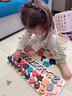 伊贝智儿童玩具数字拼图积木早教启蒙1-3岁男女孩宝宝有益蒙氏智力幼儿 五合一配对板 数字形状配对颜色认知生日礼物 实拍图