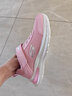 Skechers斯凯奇儿童运动鞋春秋女童魔术贴休闲鞋中大童轻质跑步鞋303601L 女款/浅粉色/LTPK 35 实拍图