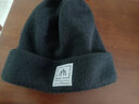 狐狸仙帽子女秋冬新款保暖加绒毛线帽子韩版潮时尚针织帽骑车防寒防风包头帽 大山标款 黑色 单独帽子 实拍图