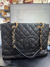 香奈儿（Chanel）【二手99新】香奈儿Chanel GST PST CF女包黑金黑银 荔枝皮 手提 单肩女士手袋  黑金97新 实拍图
