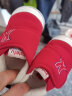 卡特兔学步鞋男宝宝儿童软底机能鞋婴儿女童宝宝婴幼儿宝宝童鞋 红色(加绒冬款) 内长11.5cm（适合脚长11cm） 实拍图