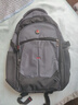 巴朗男士双肩包新款大容量背包笔记本电脑包商务旅行出差多功能运动包 黑配灰色 标准版【三隔层日常实用】 实拍图