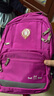 巴布豆书包小学生1-3-6年级男女童韩版减负双肩背包儿童书包初中生背包 BBD8602玫红 小号1-3年级 实拍图