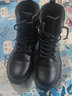 小逗熊女童马丁靴新款保暖二棉鞋秋冬季薄绒儿童英伦风厚短靴防滑耐磨底 黑色大棉（厚绒适合北方） 38码 鞋内长23.5cm 实拍图