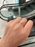 柯韵925银莫桑钻戒指一克拉钻戒情侣对戒求婚订婚情人节礼物送女友 一克拉戒指 晒单实拍图