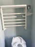 科勒（KOHLER） 安得适电热毛巾架家用黑白浴巾架智能加热发热毛巾杆烘干架中号 29354T-S-0明装白色右上出线 实拍图