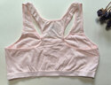 活力四射（hzasz）儿童运动内衣发育期8-12岁女童初期小学生抹胸中大童少女文胸背心 903肉粉+白色【2件装】 90A(参考体重110-130斤) 实拍图