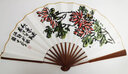 中宣堂（zhongxuantang） 扇子古风 折扇空白宣纸扇面扇子定制竹 苏扇可拆卸毛笔书法国画 竹子10寸 33CM    配盒+扇袋 实拍图
