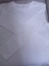 真维斯（JEANSWEST）长袖t恤女新疆棉装宽松夏季薄款上衣内搭纯色打底衫白色M 实拍图