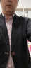 伯莎丹顿（BERTHA DENTON）西装外套男2024春季新款商务中年男士牛仔便西时尚复古休闲西服 黑色 S 晒单实拍图