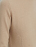 雪莲秋冬新款山羊绒混纺双层领女套头衫羊绒衫女 驼色 L532 XL(110) 晒单实拍图