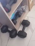 艾美仕（AiMeiShi）哑铃女士健身家用器材儿童男士套装组合瑜伽练臂肌包胶小哑铃一对 经典六角/玫瑰粉 5KG *2只 实拍图