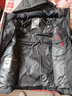 雅鹿鹅绒羽绒服男短款连帽可拆卸保暖外套冬装新款男士加厚大鹅防寒服 黑色 2XL (185) (适合150斤-165斤) 实拍图