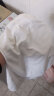 浪莎（LangSha）儿童T恤男女童圆领短袖T恤中大童棉质运动休闲百搭打底衫 白色150 晒单实拍图
