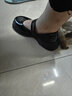 回力女鞋厚底玛丽珍女鞋新款2025春法式小个子公主配裙子黑色小皮鞋子 黑色 38 实拍图