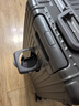双星（doublestar）登机箱行李箱可上飞机20男士商务女开盖拉杆箱旅行箱密码箱皮箱子 哑光灰色【usb+杯架】 20寸【可登机箱】 实拍图