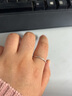 慕友（MuYou）999足银戒指女男素圈银闭口银饰送自己闺蜜女友生日礼物 25号 实拍图