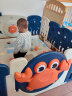 乐亲（Lechin）儿童围栏婴儿游戏安全栅栏家庭地上游乐园室内学步护栏螃蟹蓝12+2 实拍图