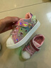芭比童鞋女童春秋公主风低帮板鞋儿童女孩时装运动鞋DA5355粉色30码 实拍图