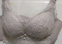 浪莎内衣女士文胸薄款小胸聚拢收副乳防下垂调整型无钢圈蕾丝送老婆 浅紫+绿色【2件装】 85A 38码【AB通杯】 实拍图