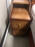 风叶青青全实木窄床头柜20/25cm小型床边柜卧室极窄储物柜客厅夹缝边柜 实木床头柜【胡桃色】 25x40x60cm 实拍图