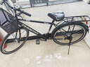 凤凰 自行车成人男式通勤26寸城市代步变速脚踏复古28老式单车 马斯特 亚黑色变速 实拍图
