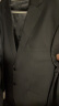 席臣加肥加大码西装外套休闲男宽松商务西服显瘦特大号胖子肥佬西服套装 黑色单西 4XL（190-210斤） 晒单实拍图