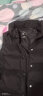 坦博尔【新老混发】羽绒服女短款女士马甲背心鸭绒休闲保暖外套TD336006 黑色 165/88A 晒单实拍图