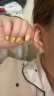 芳妮兔S999足银如意同心结螺丝耳钉女小众设计耳环养耳洞免摘耳骨钉饰品 如意结耳钉一对-大号约6mm 晒单实拍图