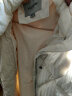 鸭鸭（YAYA）冬装反季羽绒服女中长款真毛领休闲派克服保暖外套HS 米色 M 晒单实拍图