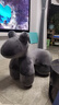 竹思乐沙发椅动物座椅PonyChair小马椅子设计师款创意单人休闲椅 【童趣小马】【大号-灰色】 实拍图