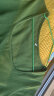 美洋（MEIYANG）方程式T恤 法式复古简约坑条方领修身弹力短袖上衣新款百搭上衣女 青草绿 L 晒单实拍图