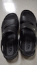回力凉鞋男士夏户外运动外穿室内家居两用防滑耐磨时尚爸爸拖鞋男夏季 黑色 43 偏小一码 实拍图