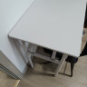 赛森电脑桌台式学生简易书桌家用可折叠桌写字桌出租房阳台化妆小桌子 80*50*75cm（圆角加固单桌） 实拍图