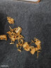 谢瑞麟（TSL）黄金耳钉磨砂朱槿花朵足金耳饰YM352 约0.75g 实拍图