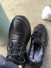 布瑞京男鞋冬季老北京布棉鞋加绒保暖防滑软底中老年爸爸鞋防水雪地鞋子 黑色（系带）-22313 44 实拍图
