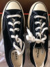 匡威（Converse）官方 1970S男女经典低帮帆布鞋黑色162058C 162058C/黑色 37/4.5 实拍图