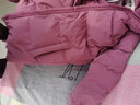 坦博尔羽绒服女短款秋冬连帽宽松保暖女士外套厚TD236356 粉黛红 180  实拍图