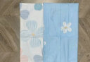 洁丽雅（Grace）纯棉枕套一对 加厚家用印花枕头套枕芯套 花漾-蓝48*74cm 晒单实拍图