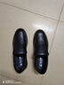老人头男鞋秋冬季皮鞋男真皮透气休闲鞋中老年爸爸鞋厚底防滑舒适皮鞋 升级款-黑色 41 实拍图