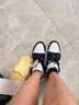 耐克乔丹女子轻便AJ1板鞋冬季皮面平底低帮运动鞋JORDAN DC0774 101白色/黑/白色 38 实拍图