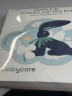 babycare山茶花系列新生儿礼盒 哆咔兔天兰 偏襟连体衣+口水巾套装 73cm 实拍图