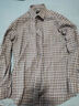 杉杉（FIRS）纯棉磨毛长袖衬衫男 中年爸爸装全棉格子衬衣男 1246-2 41 实拍图