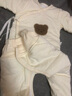 贝乐咿初生婴儿秋冬季薄棉衣0-3月宝宝保暖衣服新生儿夹棉加厚薄棉套装 实拍图