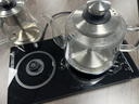三角牌（Triangle）茶台烧水壶 全自动上水电热水壶 茶桌嵌入式一体机泡茶电茶壶功夫茶煮水壶底部上水 1L -雅黑三件套【底部自动上水】 实拍图