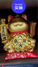 金色招财猫10寸小号招财猫摆件生意兴隆自动摇手店铺收银台家居客厅开业礼品 1458  生意兴隆 实拍图