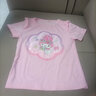 美乐蒂衣服女童夏季短袖T恤2025新款儿童变色亮片上衣小女孩半袖 粉色 130 实拍图