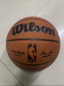 Wilson威尔胜NBA官方比赛用球同款OFFICIAL GAME BALL牛皮室内7号篮球 实拍图