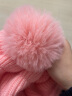 适合2-12岁小女孩戴的儿童帽子冬可爱女童公主帽季加绒保暖针织护耳帽毛线帽韩版亲子款 亲子款粉色 12岁以上至成人(有弹力)大号 实拍图