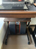山业 移动桌 收纳桌 可升降调节桌  电脑桌子 卧室小户型桌 宿舍桌子 深木色 实拍图